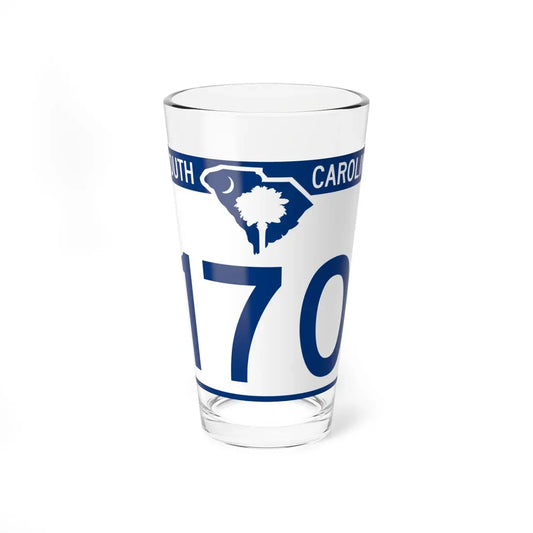 South Carolina 170 (South Carolina) (Road Sign) Pint Glass 16oz 16oz - Go Mug Yourself