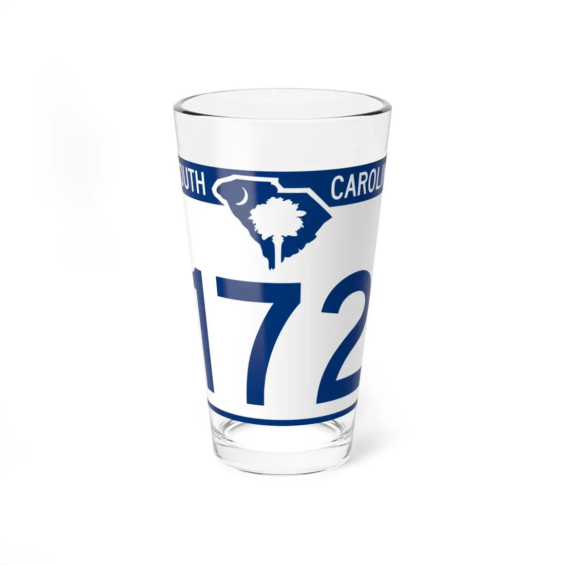 South Carolina 172 (South Carolina) (Road Sign) Pint Glass 16oz 16oz - Go Mug Yourself