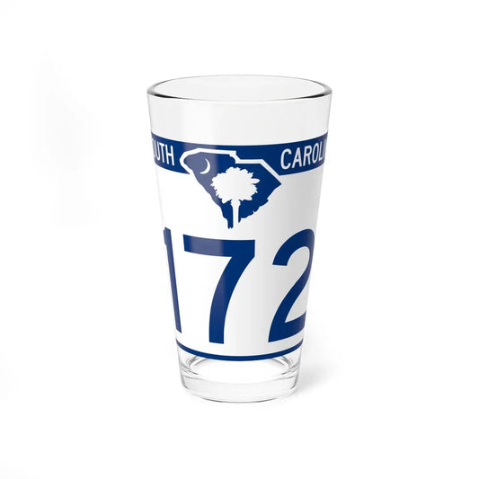 South Carolina 172 (South Carolina) (Road Sign) Pint Glass 16oz 16oz - Go Mug Yourself
