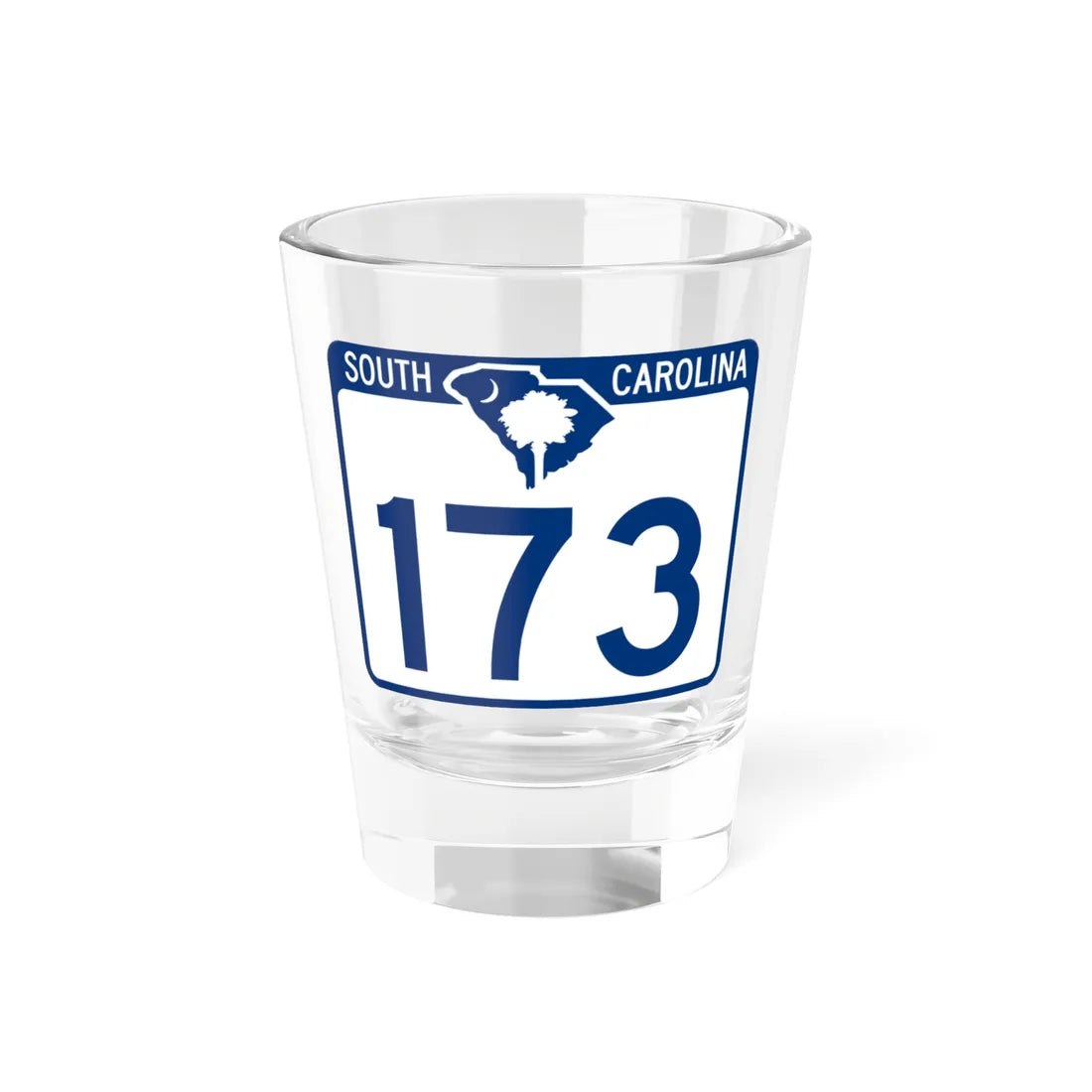 South Carolina 173 (South Carolina) (Road Sign) Shot Glass 1.5oz 1.5oz - Go Mug Yourself