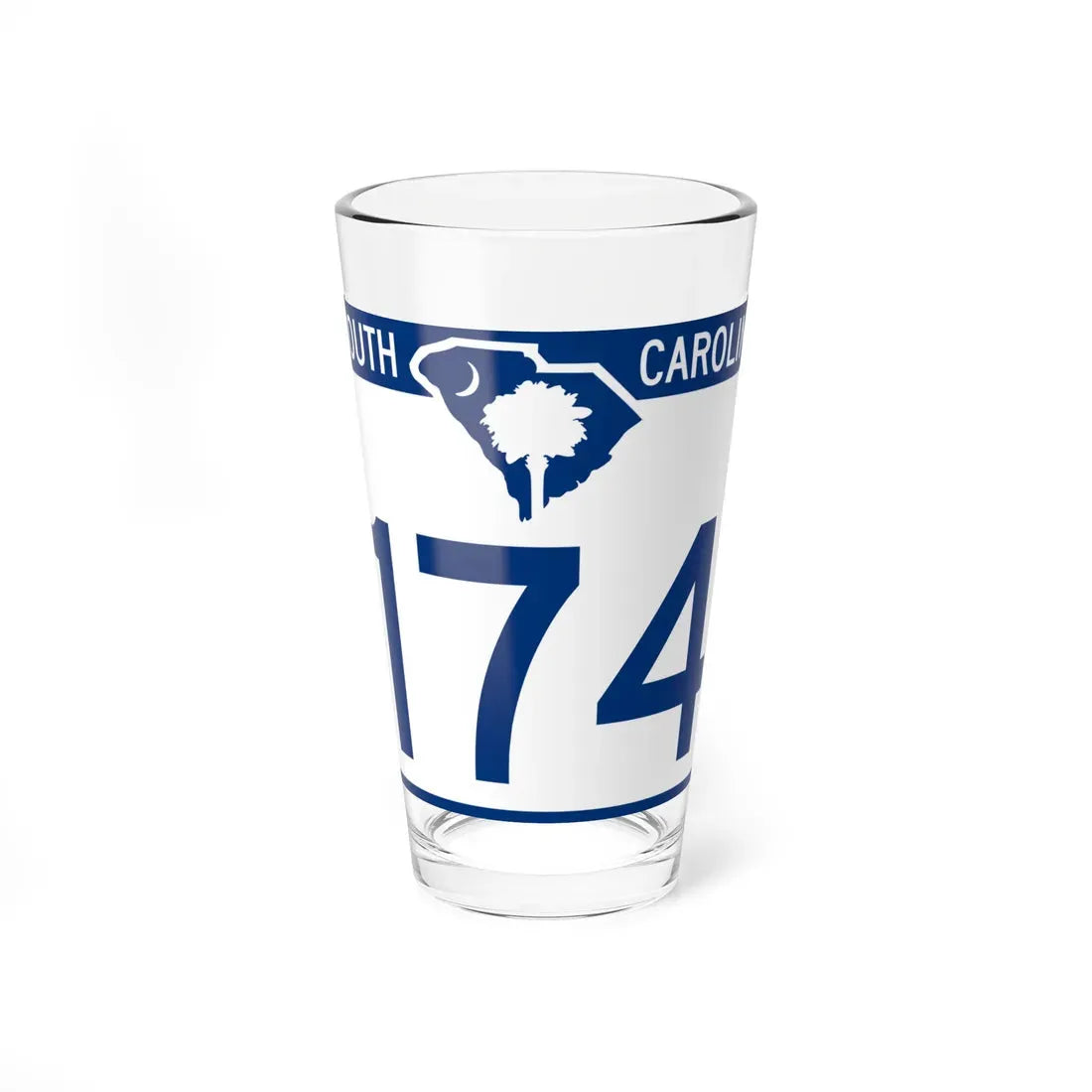 South Carolina 174 (South Carolina) (Road Sign) Pint Glass 16oz 16oz - Go Mug Yourself