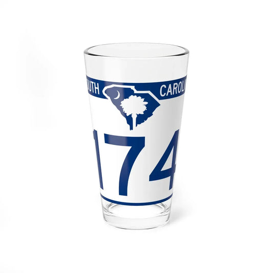 South Carolina 174 (South Carolina) (Road Sign) Pint Glass 16oz 16oz - Go Mug Yourself