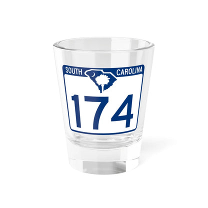South Carolina 174 (South Carolina) (Road Sign) Shot Glass 1.5oz 1.5oz - Go Mug Yourself