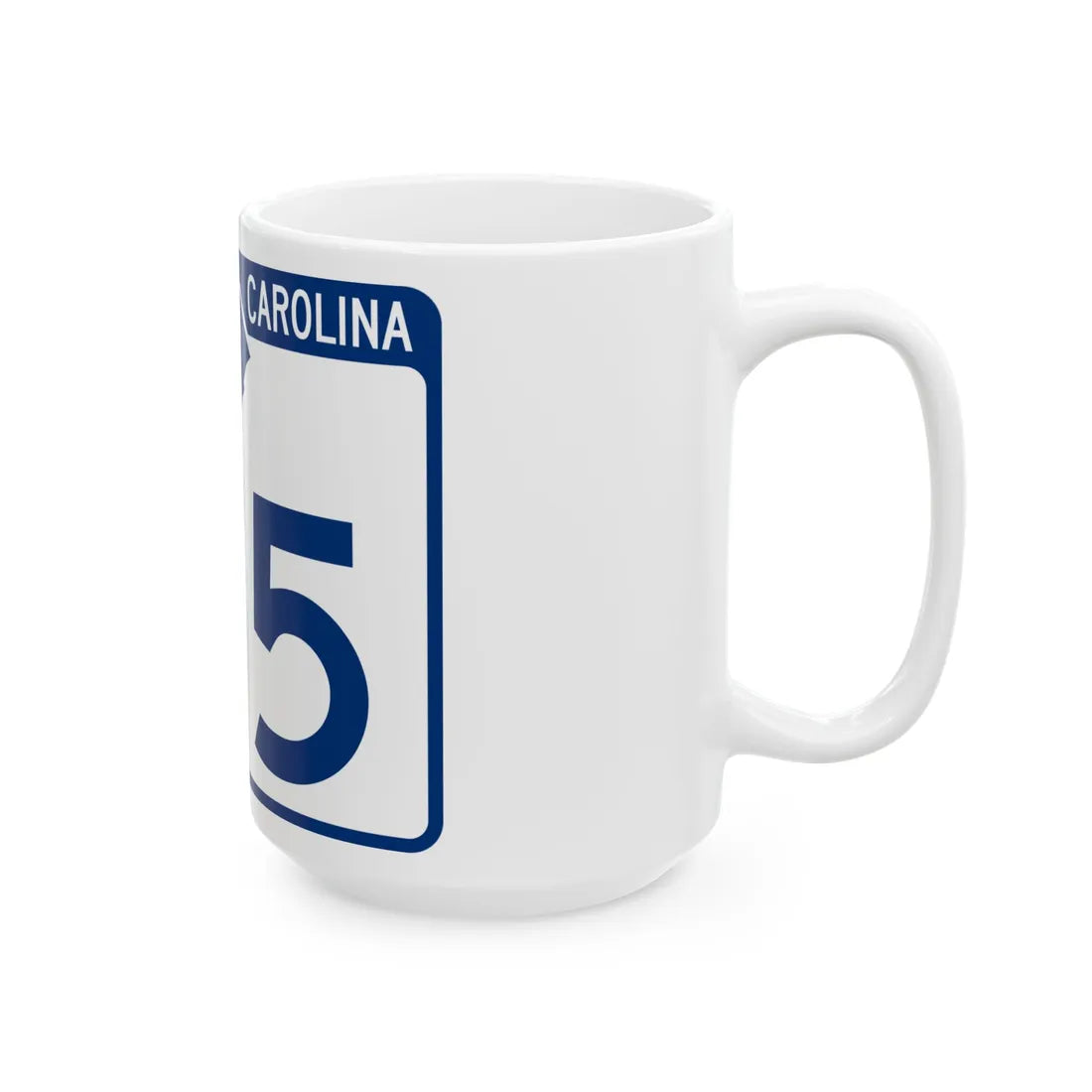 South Carolina 175 (South Carolina) (Road Sign) White Coffee Mug - Go Mug Yourself