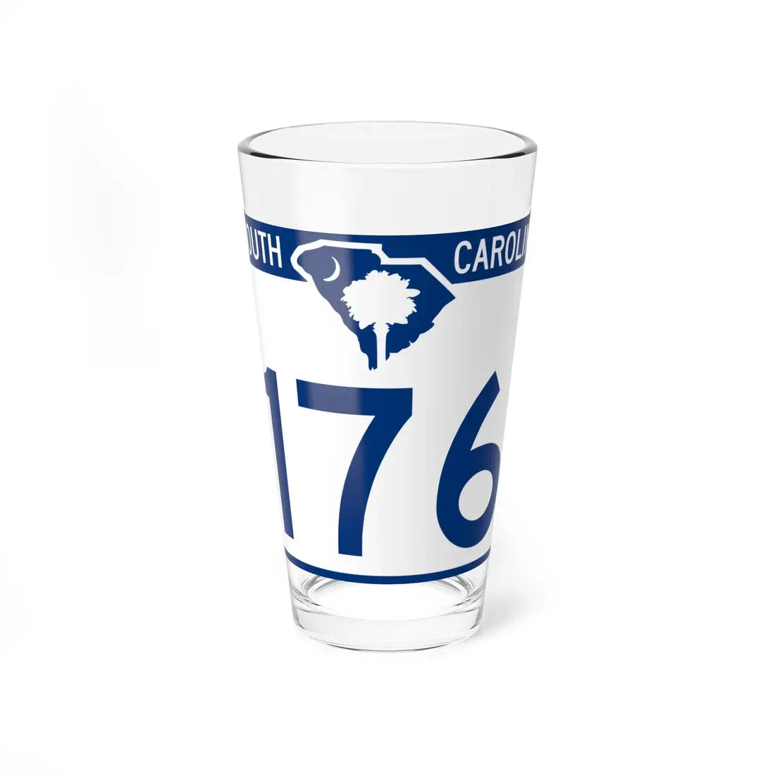 South Carolina 176 (South Carolina) (Road Sign) Pint Glass 16oz 16oz - Go Mug Yourself