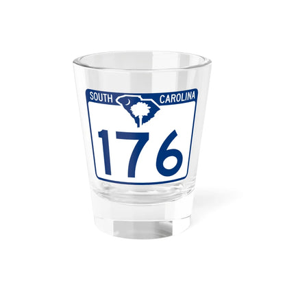 South Carolina 176 (South Carolina) (Road Sign) Shot Glass 1.5oz 1.5oz - Go Mug Yourself