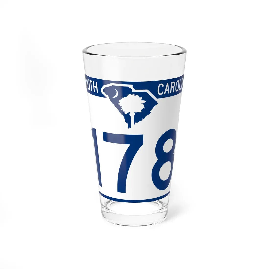 South Carolina 178 (South Carolina) (Road Sign) Pint Glass 16oz 16oz - Go Mug Yourself
