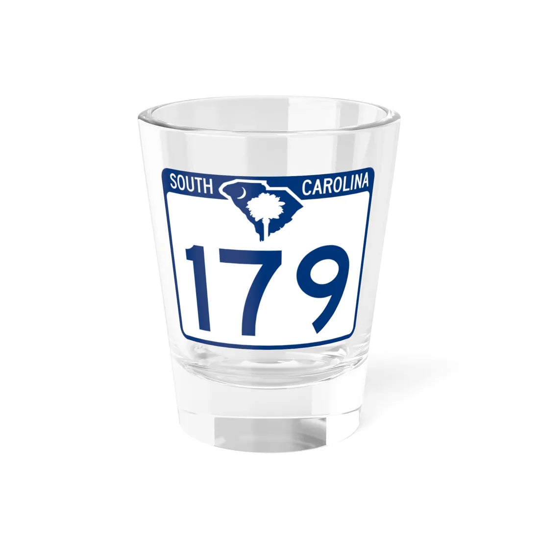 South Carolina 179 (South Carolina) (Road Sign) Shot Glass 1.5oz 1.5oz - Go Mug Yourself