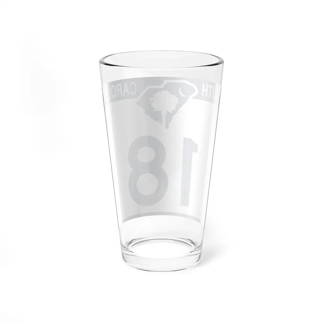 South Carolina 18 (South Carolina) (Road Sign) Pint Glass 16oz - Go Mug Yourself