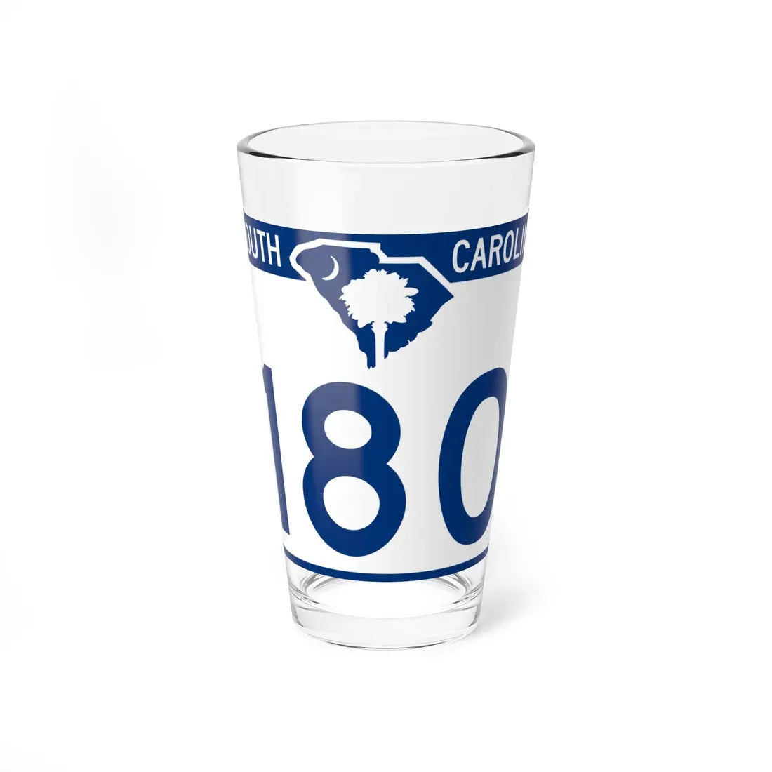 South Carolina 180 (South Carolina) (Road Sign) Pint Glass 16oz 16oz - Go Mug Yourself
