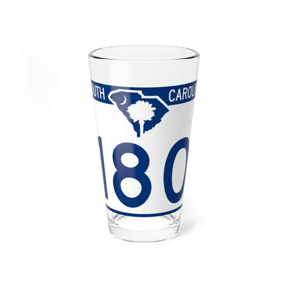 South Carolina 180 (South Carolina) (Road Sign) Pint Glass 16oz 16oz - Go Mug Yourself