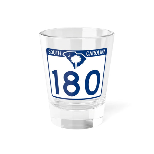 South Carolina 180 (South Carolina) (Road Sign) Shot Glass 1.5oz 1.5oz - Go Mug Yourself