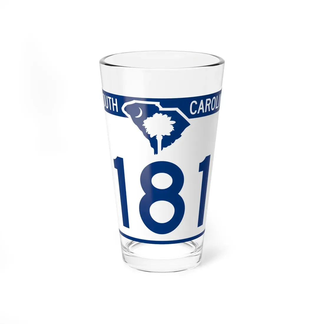 South Carolina 181 (South Carolina) (Road Sign) Pint Glass 16oz 16oz - Go Mug Yourself