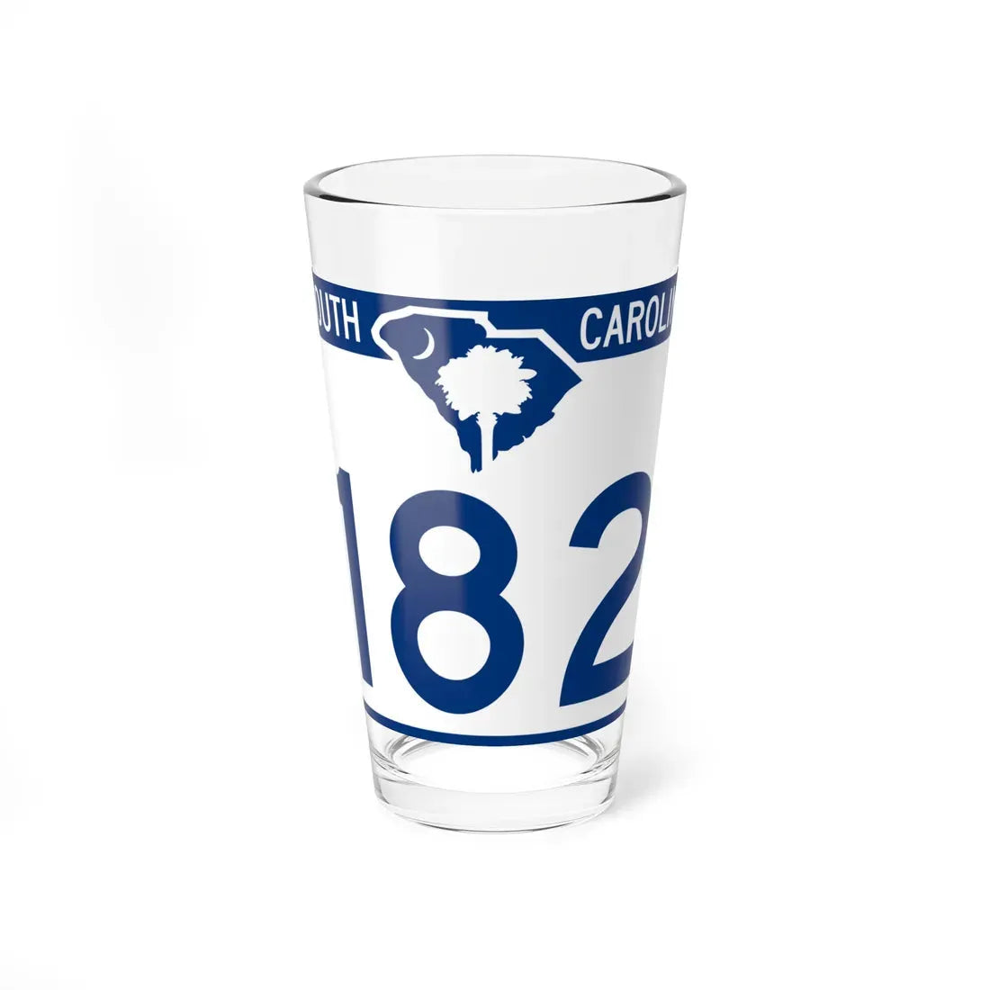 South Carolina 182 (South Carolina) (Road Sign) Pint Glass 16oz 16oz - Go Mug Yourself