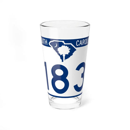 South Carolina 183 (South Carolina) (Road Sign) Pint Glass 16oz 16oz - Go Mug Yourself