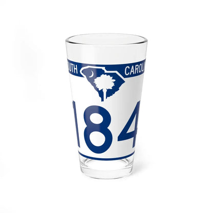 South Carolina 184 (South Carolina) (Road Sign) Pint Glass 16oz 16oz - Go Mug Yourself