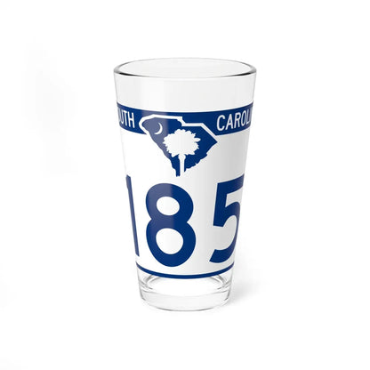 South Carolina 185 (South Carolina) (Road Sign) Pint Glass 16oz 16oz - Go Mug Yourself
