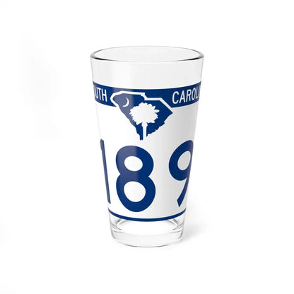 South Carolina 189 (South Carolina) (Road Sign) Pint Glass 16oz 16oz - Go Mug Yourself