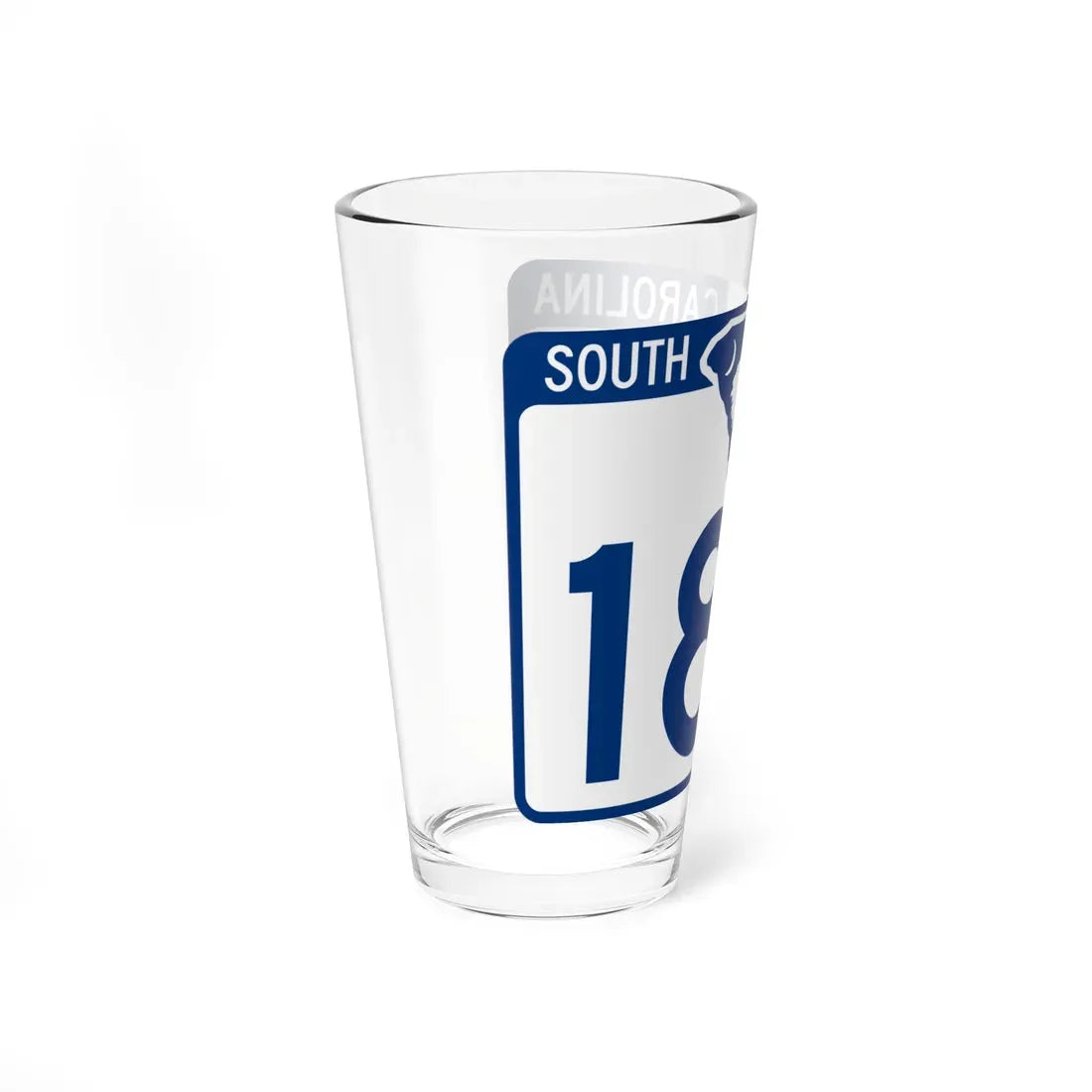 South Carolina 189 (South Carolina) (Road Sign) Pint Glass 16oz - Go Mug Yourself