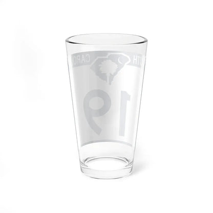 South Carolina 19 (South Carolina) (Road Sign) Pint Glass 16oz - Go Mug Yourself