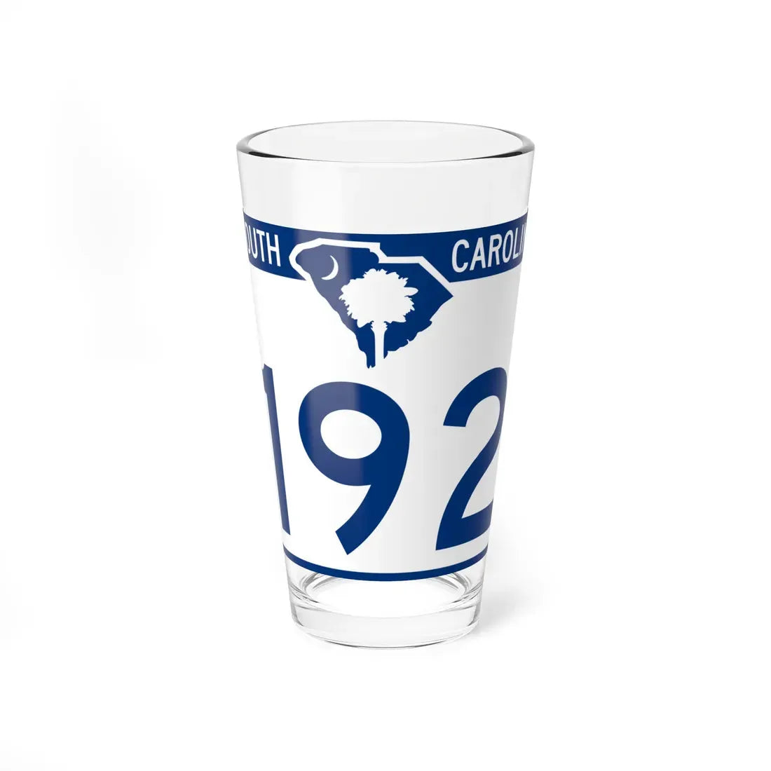 South Carolina 192 (South Carolina) (Road Sign) Pint Glass 16oz 16oz - Go Mug Yourself