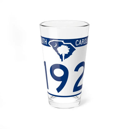 South Carolina 192 (South Carolina) (Road Sign) Pint Glass 16oz 16oz - Go Mug Yourself