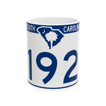 South Carolina 192 (South Carolina) (Road Sign) White Coffee Mug 11oz - Go Mug Yourself