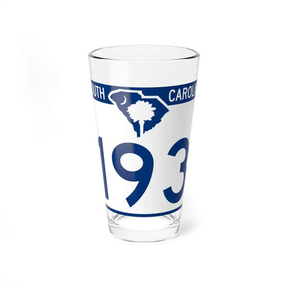 South Carolina 193 (South Carolina) (Road Sign) Pint Glass 16oz 16oz - Go Mug Yourself