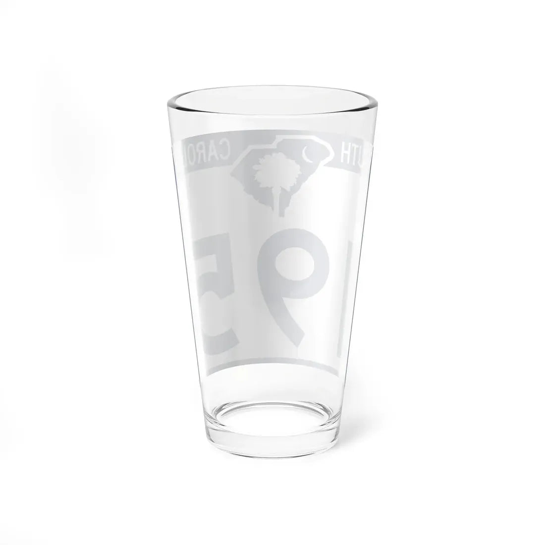 South Carolina 195 (South Carolina) (Road Sign) Pint Glass 16oz - Go Mug Yourself
