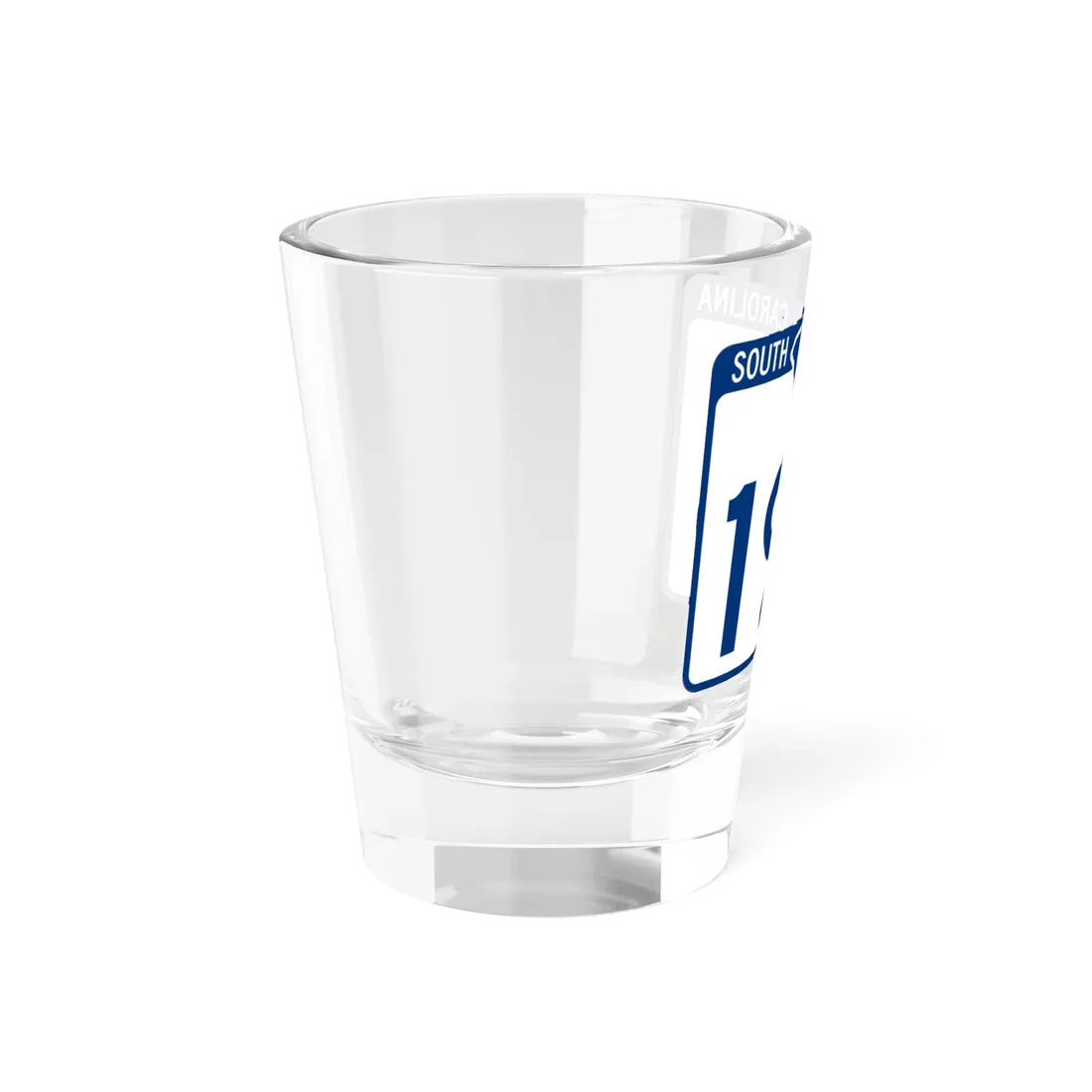 South Carolina 195 (South Carolina) (Road Sign) Shot Glass 1.5oz - Go Mug Yourself
