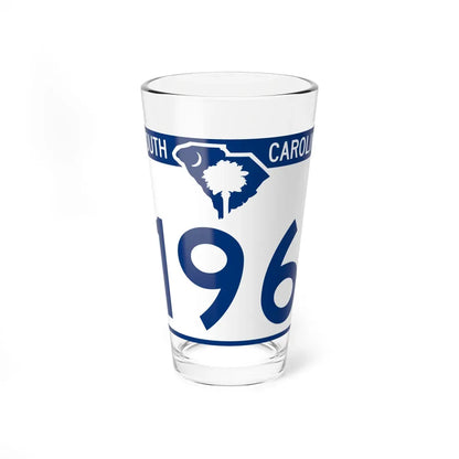 South Carolina 196 (South Carolina) (Road Sign) Pint Glass 16oz 16oz - Go Mug Yourself