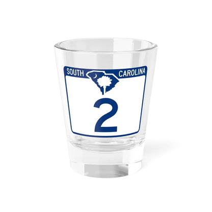 South Carolina 2 (South Carolina) (Road Sign) Shot Glass 1.5oz 1.5oz - Go Mug Yourself