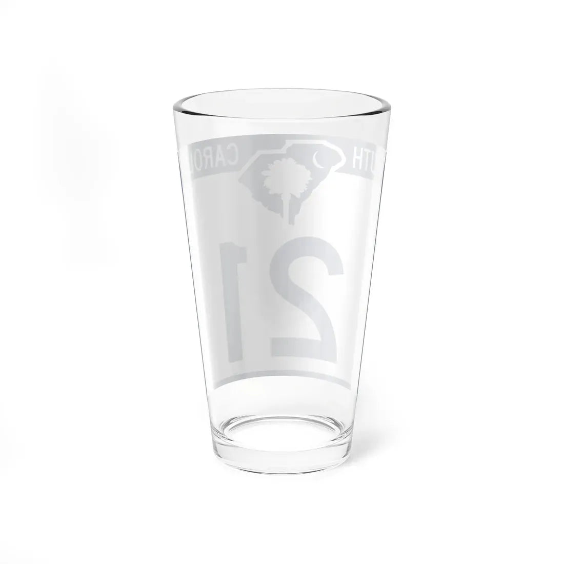 South Carolina 21 (South Carolina) (Road Sign) Pint Glass 16oz - Go Mug Yourself