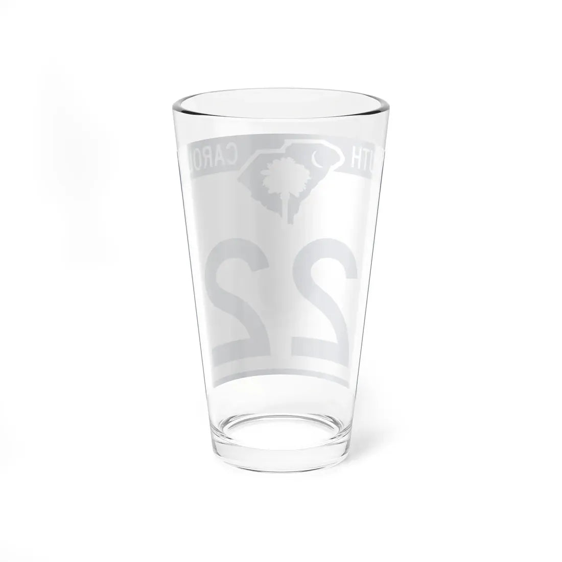 South Carolina 22 (South Carolina) (Road Sign) Pint Glass 16oz - Go Mug Yourself