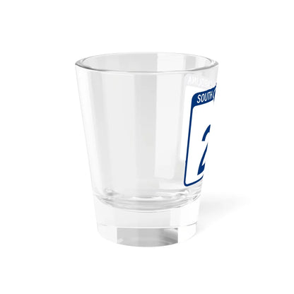 South Carolina 22 (South Carolina) (Road Sign) Shot Glass 1.5oz - Go Mug Yourself