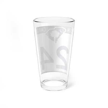 South Carolina 24 (South Carolina) (Road Sign) Pint Glass 16oz - Go Mug Yourself