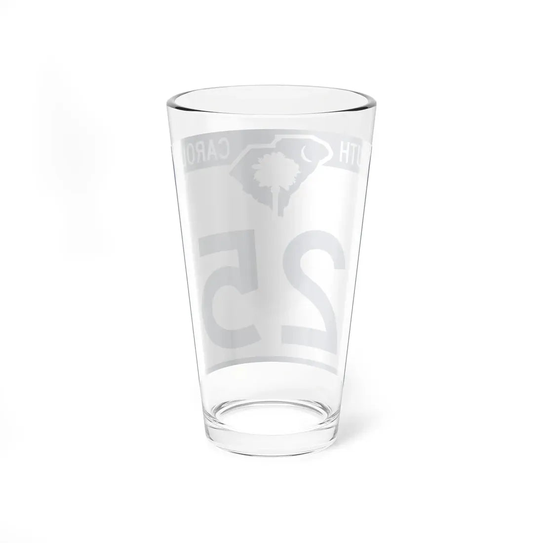 South Carolina 25 (South Carolina) (Road Sign) Pint Glass 16oz - Go Mug Yourself