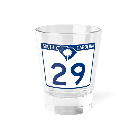 South Carolina 29 (South Carolina) (Road Sign) Shot Glass 1.5oz 1.5oz - Go Mug Yourself