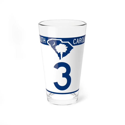 South Carolina 3 (South Carolina) (Road Sign) Pint Glass 16oz 16oz - Go Mug Yourself