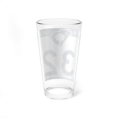 South Carolina 32 (South Carolina) (Road Sign) Pint Glass 16oz - Go Mug Yourself