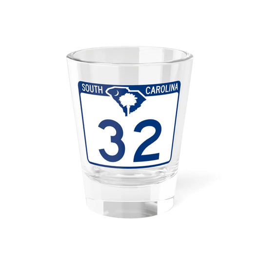 South Carolina 32 (South Carolina) (Road Sign) Shot Glass 1.5oz 1.5oz - Go Mug Yourself