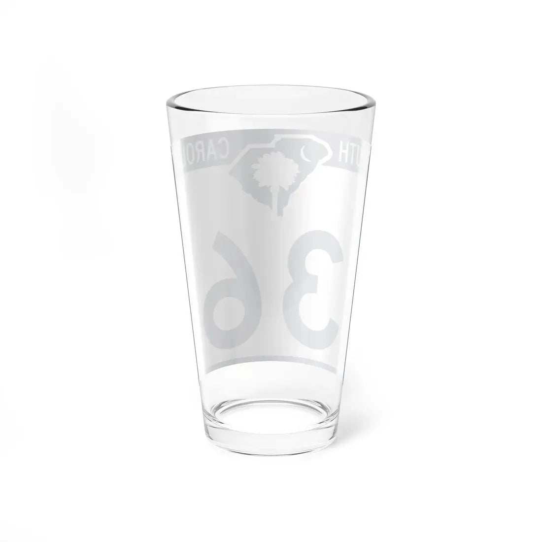 South Carolina 36 (South Carolina) (Road Sign) Pint Glass 16oz - Go Mug Yourself