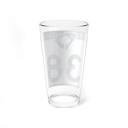 South Carolina 38 (South Carolina) (Road Sign) Pint Glass 16oz - Go Mug Yourself