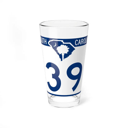 South Carolina 39 (South Carolina) (Road Sign) Pint Glass 16oz 16oz - Go Mug Yourself