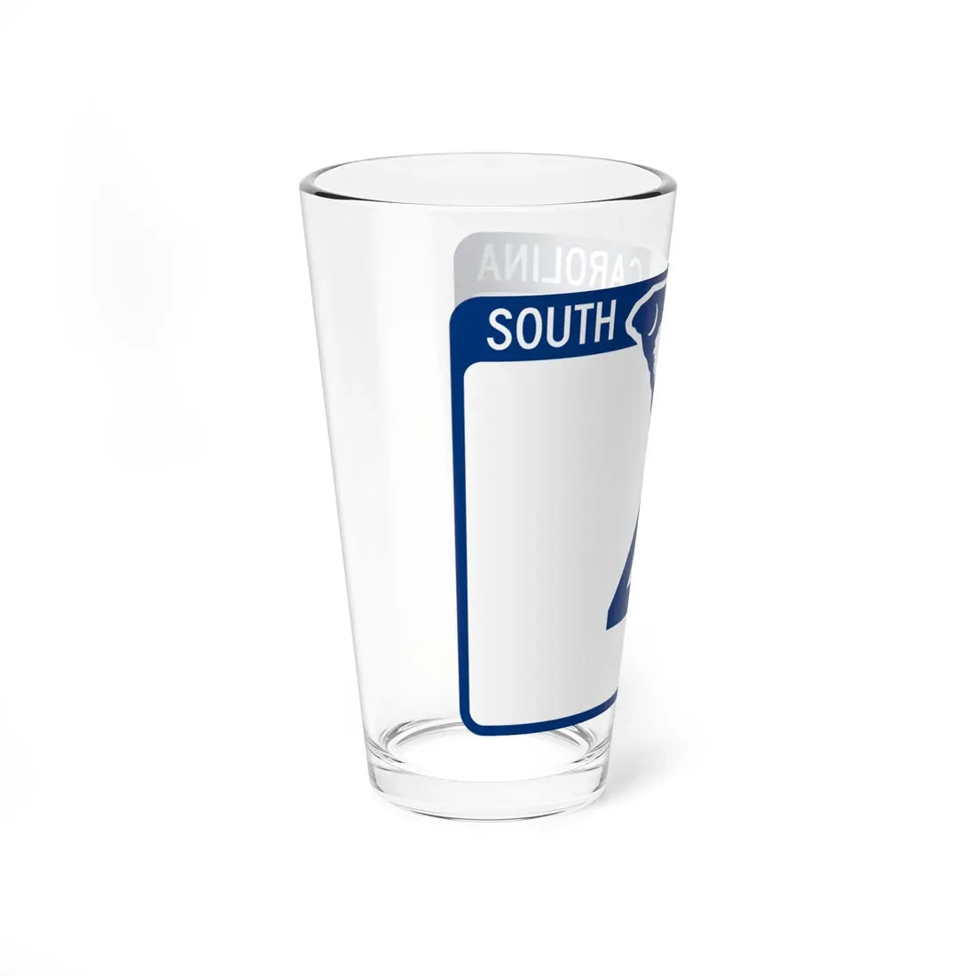 South Carolina 4 (South Carolina) (Road Sign) Pint Glass 16oz - Go Mug Yourself