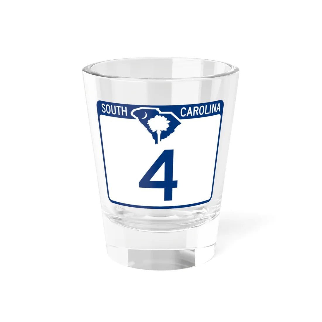 South Carolina 4 (South Carolina) (Road Sign) Shot Glass 1.5oz 1.5oz - Go Mug Yourself