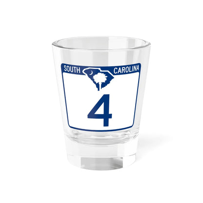 South Carolina 4 (South Carolina) (Road Sign) Shot Glass 1.5oz 1.5oz - Go Mug Yourself