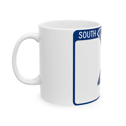 South Carolina 4 (South Carolina) (Road Sign) White Coffee Mug - Go Mug Yourself