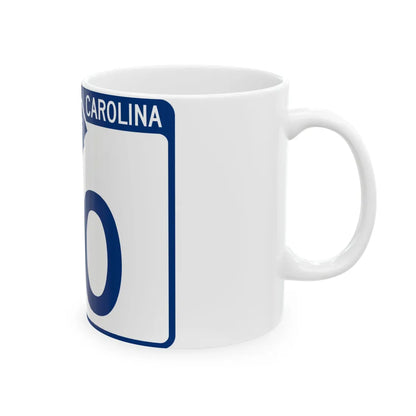 South Carolina 40 (South Carolina) (Road Sign) White Coffee Mug - Go Mug Yourself