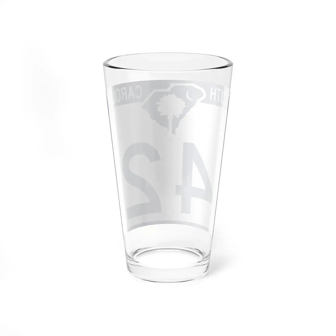 South Carolina 42 (South Carolina) (Road Sign) Pint Glass 16oz - Go Mug Yourself